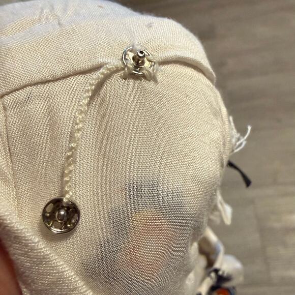 Anthropologie Akemi Kin Embroidered Fringe Shift Dress Boho Tribal 8P - Picture 5 of 13